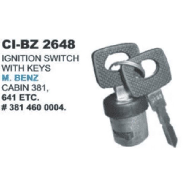 IGNITION SWITCH WITH KEYS 3814600004